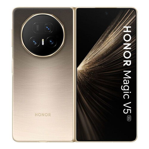 Honor Smartphone - HONOR - MAGIC V5 - 16 Go RAM - 512 Go - Qualcomm Snapdragon 8 Elite - Doré 1