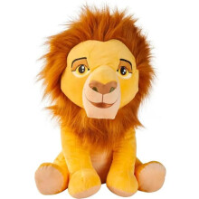 Plush - SIMBA - Simba Mufasa - Disney License - Yellow - Easy Maintenance