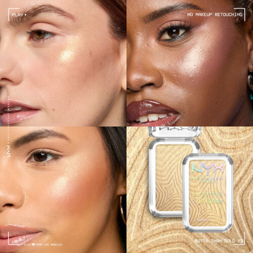 NYX Professional Makeup NYX Professional Makeup Buttermelt Highlighter BUTTA DAN GOUD 1