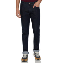 Peter England Ανδρικά Neo-Slim Fit Ελαστικά Τζιν, Μεσαία Ύψος, Ναυτικό