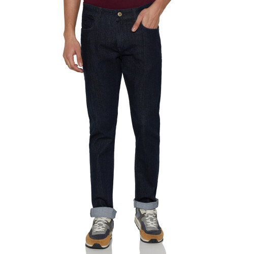 Peter England Ανδρικά Neo-Slim Fit Ελαστικά Τζιν, Μεσαία Ύψος, Ναυτικό