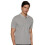 Peter England Ανδρικό Πόλο Τ-Shirt Μισού Μανικιού με Τσέπη | Cotton Rich | Light Grey 1