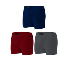 Rupa Frontline Trunks Simples Para Homens, 100% Algodão, Com Elástico, Pacote de 3