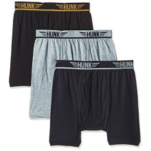 Rupa Frontline Calças Longas Para Homens, 100% Algodão, Pack De 3 Cores Variadas