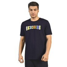 Skechers Herrars Multicolor Logo T-Shirt (Ts0124Id-Nvy_S)