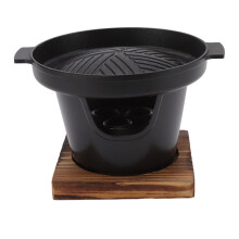 Smokeless Portable Charcoal Grill HN BBQ18A, Compact Tabletop BBQ for Camping, Picnic, and Home Use, Black