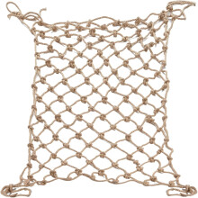 Heavy Duty Hemp Rope Safety Net, Impact Resistant Weatherproof Weaving for Outdoor Balcony and Garden, 7x16 ft