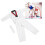 Kids Taekwondo Uniform with Belt XS Polyester 3