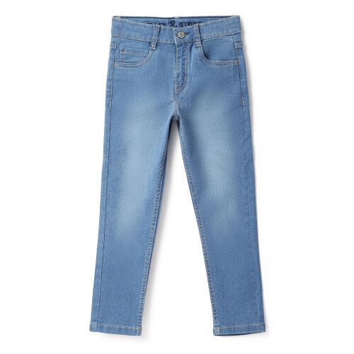 Tales & Stories Μπλέ Κωδικός Slim Fit Τζιν για Αγόρια