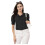 Top Feminino Preto e Branco com Laço Frontal 1