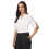 Style Quotient Dames Effen Witte Polymoss Formele Top 1