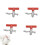 Automatic Rabbit Watering System 10pcs Galvanized Kit, Easy Clean RustResistant Rabbit Nipple Drinker 5