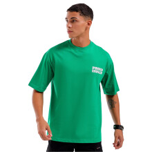 The Indian Garage Co Mænd Boxet Oversized Grafisk T-shirt med Rund Hals