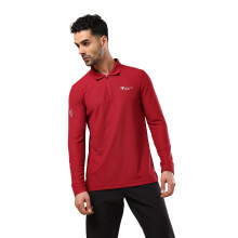 Camiseta Polo Slim Fit Masculina Technosport Para Ginásio, Desporto e Uso Diário - (Mtp702Brd_Vermelho Berry_L)