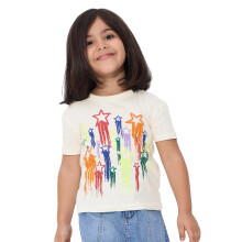 The Souled Store Originals : Cosmic Charm Tjejer Rundhalsad Multicolor T-shirt