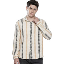 The Indian Garage Co Ανδρικό Casual Πουκάμισο Χαλαρή Ταιριάξη (Natural_M)