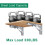 Folding Shelf Brackets 10 Inch Heavy Duty Wall Mounted Foldable Bracket Set with Screws Silver 2