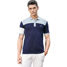 Thomas Scott Men'S | Blocos de Cores | Manga Canaletada | Polo | Leve | Fecho de Botão | T-Shirts Masculinas