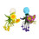 2Pcs Fluorescent Artificial Aquatic Plants - Resin 14