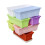 Rectangular Planter Box for Balcony and Garden, Brick Red Plastic Window Box with Dual Drainage System 4