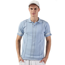 Thomas Scott Camiseta Polo de Algodão para Homens com Mangas Curtas (Tsfk19_Céu Azul,Xl)