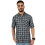 Thomas Scott Ανδρικό Slim Fit Κουμπωτό Πουκάμισο Με Σχέδιο Καρό (Tsnxsh04_Charcoal_L) 1