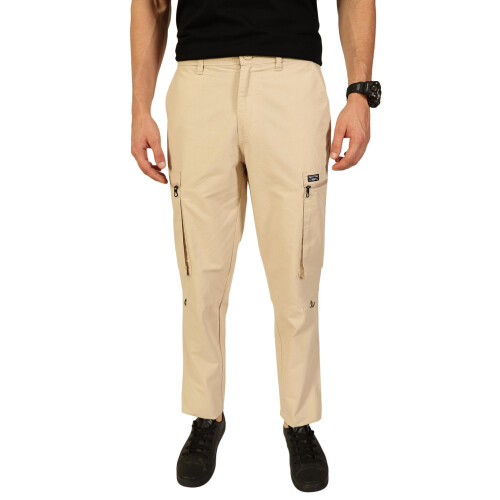 Calças Cargo Masculinas Thomas Scott Algodão Regular Fit (Ccbt045_Fawn, 36)