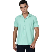 Thomas Scott Herre | Premium | Spread Collar | Slim Fit | Korte Ærmer | 4 Way Stretch | Coolmax | Casual Skjorter