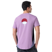 The Souled Store Naruto: Sasuke Mænd Og Drenge Kortærmet Rund Hals Lilla Grafisk Trykt T-shirt