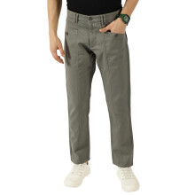 Thomas Scott Heren Effen Regular Fit Broek (Tsb102_Donkergrijs, 36)