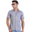 Thomas Scott Ανδρικό Slim Fit Μισό Μανίκι Εκτυπωμένο Πλεκτό Πουκάμισο (Tsk1374_Mαύρο_M) 1