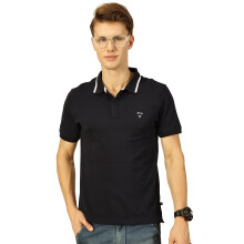 Thomas Scott Camiseta Polo Clássica Masculina de Ajuste Regular (Tsmlpt05_Navy, L)