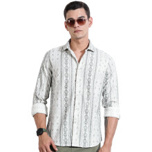Thomas Scott Ανδρικό Πουκάμισο Slim Fit με Κόψιμο Cutaway (Ts1666_Olive)
