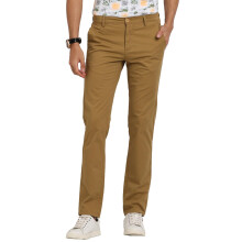 Turtle Men Cotton Stretch Khaki Ultra Slim Fit Casual Bukser
