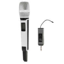 Wireless Metal Mic UHF, 619g/21.8oz, White, 500mAh