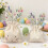 2pcs Handcrafted Easter Florals Decorations Drawstring Bags-5 7