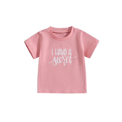 (1-2 Years, Pink) Παιδικό Κορίτσι T-shirt για Καλοκαίρι.