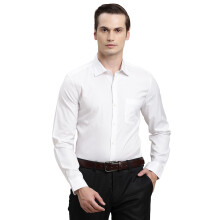 Camisa Formal Slim Fit Dobby de Algodão Puro Turtle Men Branca