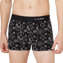 Underjeans Herrar Bomullsblandning Trunks (Ujnpts050Blackxxl_Black_Xxl)