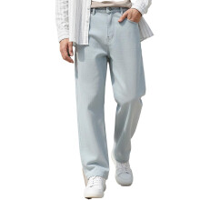 Urbano Fashion Ανδρικό Ice Grey Loose Baggy Fit Jeans Non-Stretchable (Jeanlstowl-Icegrey-40)