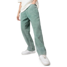 Urbano Fashion Heren Turquoise Groene Losse Baggy Jeans Niet Rekbaar (Jeanlstowl-Turq-28)