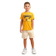 U.S. Polo Assn. Jongens Logo Gedrukt T-Shirt Geel