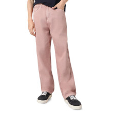 Urbano Fashion Heren Donkerroze Losse Baggy Fit Gewassen Jeans Non-Stretchable (Jeanloose-02-Dpink-28)