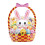 Lovely Transparent Rabbit Shape Candy Bags For Easter Party-25 2