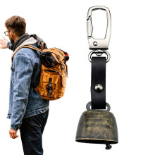 Hiking Bear Bell with Clear Alert Sound, Durable Metal Wildlife Deterrent for Camping Safety