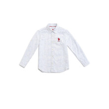 Camicia Casual Nera a Maniche Lunghe per Bambini U.S. Polo Assn. (Uksht1208_ Nera_4-5 Anni)