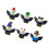 Mini Resins Hawks Tiny Bald Hawks for Potted Miniature 1