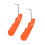 Durability Ice Hockey Puller Portable Universals Handle-Orange 1