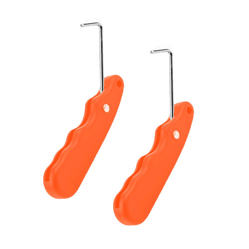 Durability Ice Hockey Puller Portable Universals Handle-Orange
