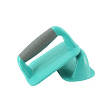Wide Platform Push Up Stands For Home Gym Training-lake blue